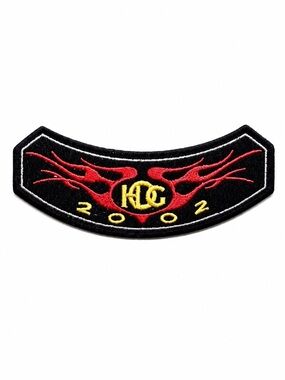 2002 Harley-Davidson HOG Flame Jacket Vest Patch Embroidered Collectible NIP